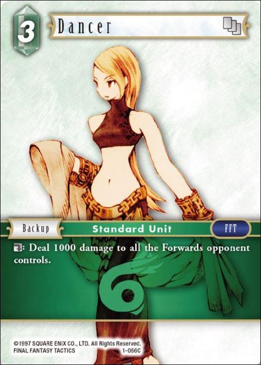 Final Fantasy Trading Card Game: Opus I (Base Set) card 066C Dancer