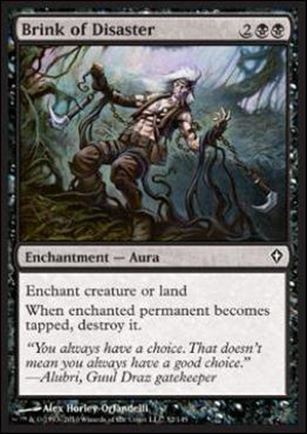 Magic the Gathering: Worldwake (Base Set) card 52 Brink of Disaster