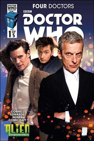 Doctor Who Event 2015: Four Doctors issue 1-E Alien Entertainment Photo Cover