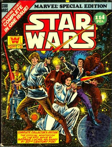 Marvel Special Edition featuring Star Wars issue 3-B Oversized Treasury Whitman Cover