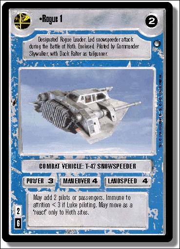 Star Wars: Hoth Limited (Base Set) card 147 Rogue 1