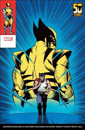 Superior Spider-Man (2023) issue 3-B Betsy Cola Wolverine 50th Anniversary Cover