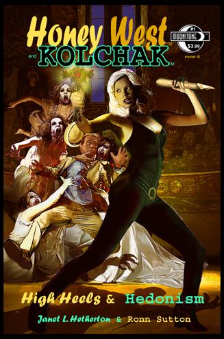 Honey West & Kolchak: High Heels & Hedonism issue 1 Malcolm McClinton Cover