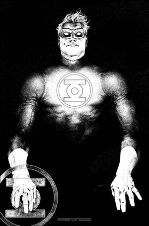 Green Lantern (2023) issue 25-F Stevan Subić Glow-In-The-Dark Foil Cardstock Cover