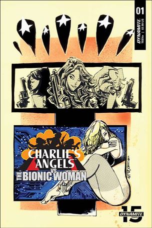 Charlie's Angels vs The Bionic Woman issue 1-B Jim Mahfood Cover