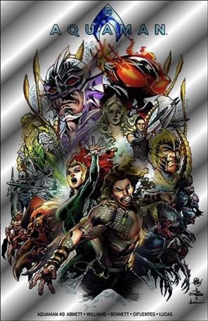 Aquaman (2016) issue 40-C NYCC 2018 Foil Cover