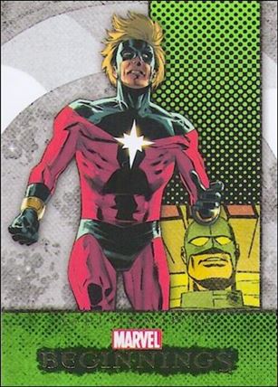 Marvel Beginnings: Series 2 (Base Set) card 340 Captain Marvel
