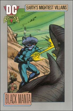 DC Cosmic Cards (Base Set) card 81 Black Manta