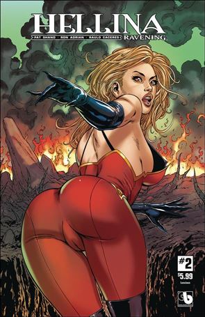 Hellina: Ravening issue 2-O Matt Martin Luscious Cover