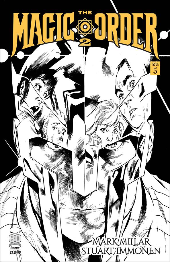 Magic Order 2 issue 5-B Stuart Immonen Black & White Cover