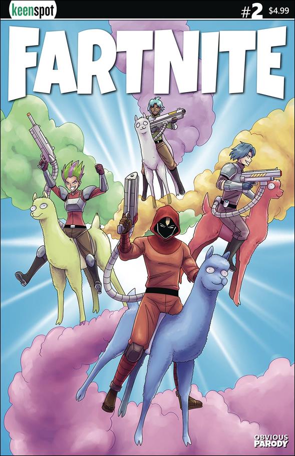 Fartnite: Chapter Poo issue 1-B Llama Riders in the Sky Cover