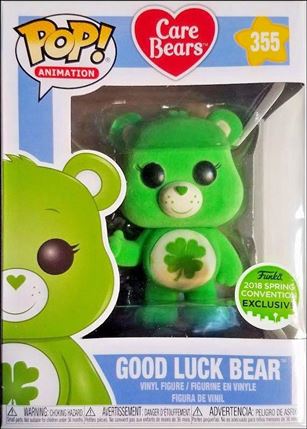 POP! Animation figure 355-D Good Luck Bear (Flocked) 2018 Spring Convention