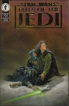 Star Wars: Tales of the Jedi issue 3-B QVC Embossed Gold Foil Cover 1/7500