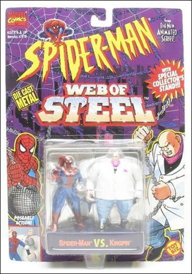 Spider-Man Web of Steel 2-Packs (Animated) figure 3 Spider-Man vs Kingpin
