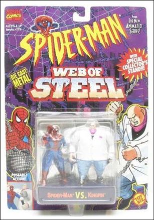 Spider-Man Web of Steel 2-Packs (Animated) figure 3 Spider-Man vs Kingpin