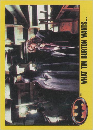 Batman: Series 2 (Base Set) card 238 What Tim Burton Wants…