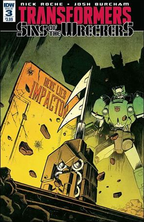 Transformers: Sins of the Wreckers issue 3 Nick Roche Cover