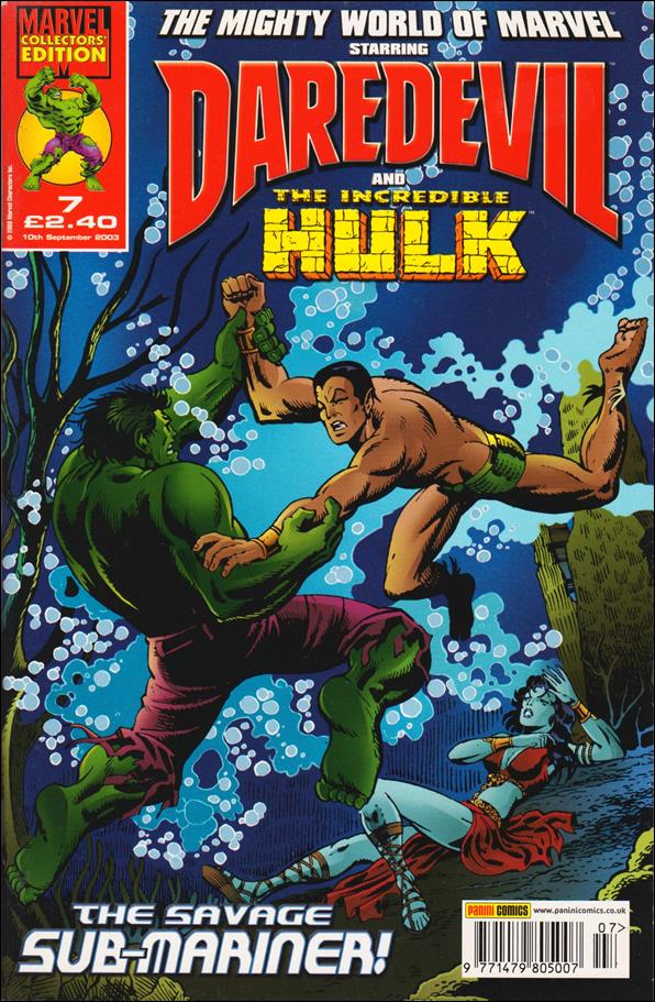 Mighty World of Marvel (UK) (2003) issue 7 Cardstock Cover