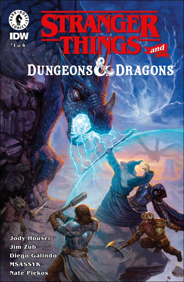 Stranger Things and Dungeons & Dragons issue 1 E.M. Gist Cover