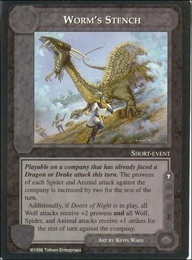 Middle-Earth: The Dragons (Base Set) card 177 Worm's Stench