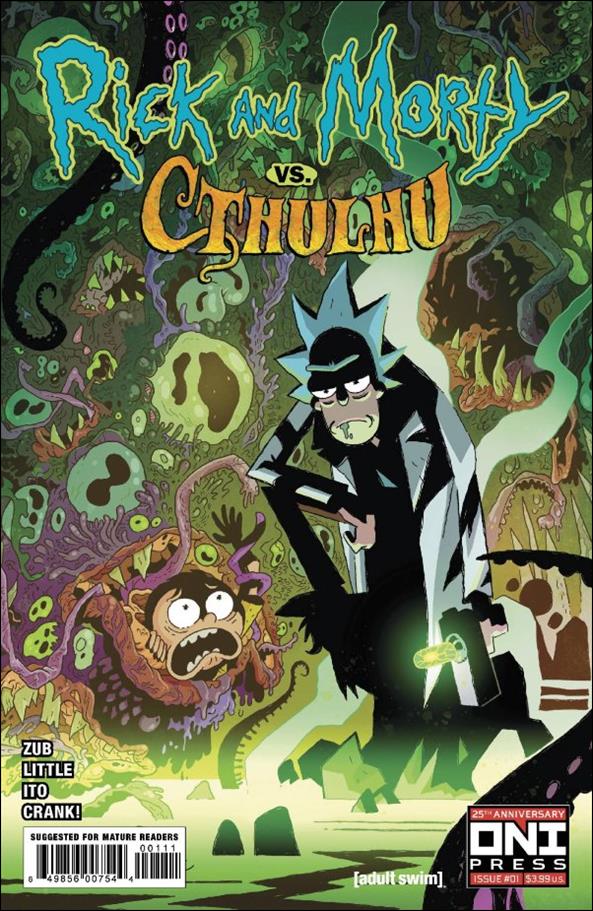 Rick and Morty vs Cthulhu issue 1 Troy Little Cover