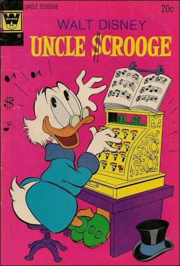 Walt Disney's Uncle Scrooge issue 106-B Whitman Cover