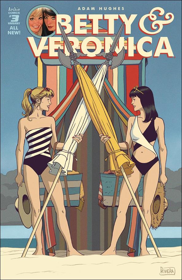 Betty and Veronica (2016) issue 3-E Paolo Rivera Cover
