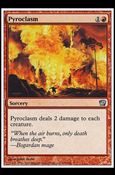 Magic the Gathering: 9th Edition (Base Set) card 208 Pyroclasm