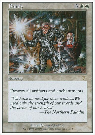 Magic the Gathering: 7th Edition (Base Set) card 31 Purify