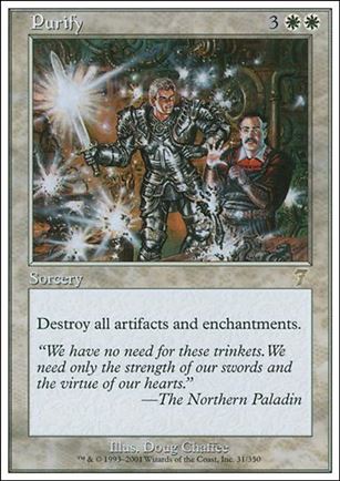 Magic the Gathering: 7th Edition (Base Set) card 31 Purify