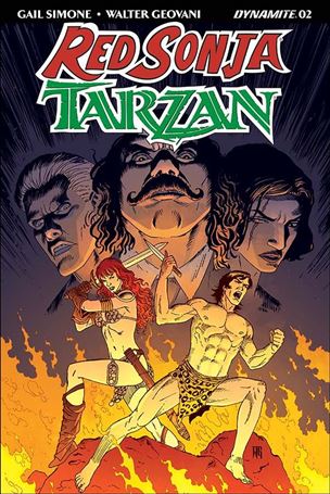 Red Sonja / Tarzan issue 2-B Walter Geovani Cover