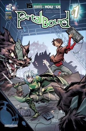 Portal Bound issue 1-B Adam Archer Cover