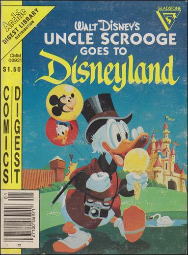 Walt Disney's Uncle Scrooge Goes to Disneyland Comics Digest issue 1-B Canadian cover price