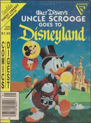 Walt Disney's Uncle Scrooge Goes to Disneyland Comics Digest issue 1-B Canadian cover price