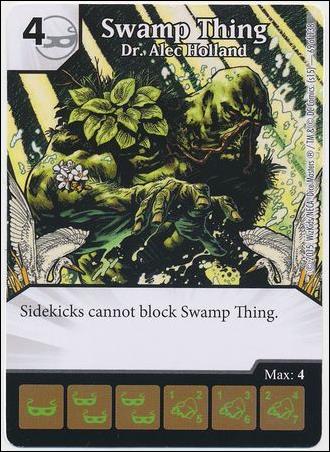 DC Comics Dice Masters Justice League  card 70 Swamp Thing - Dr. Alec Holland