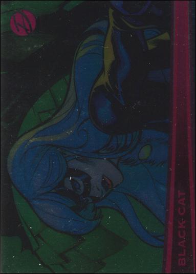 Marvel Dangerous Divas (Parallel Foil Base Set) card 37 Black Cat