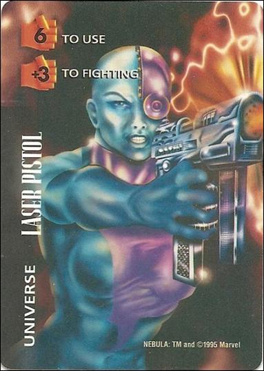 Marvel OverPower (Base Set) card nn246 Laser Pistol
