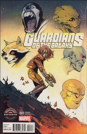 Guardians of the Galaxy (2015)  issue 1-K Bengal Polybagged GameStop Cover