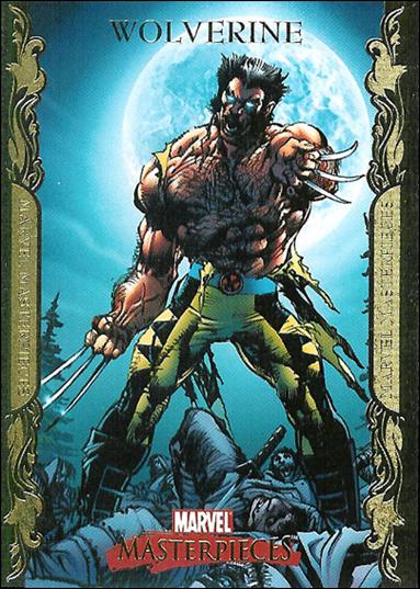 2007 Marvel Masterpieces (Parallel Gold Border Base Set) card 90 Wolverine