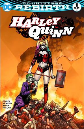 Harley Quinn (2016) issue 1-SK Doug Mahnke Bazinga Comics Cover