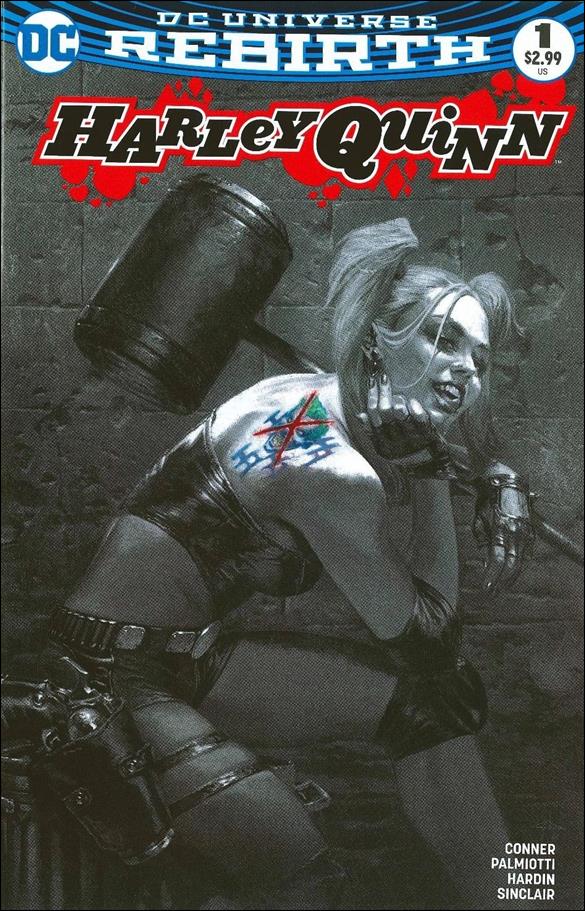 Harley Quinn (2016) issue 1-SM Gabriele Dell'Otto Bulletproof Comics Sketch Cover