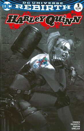 Harley Quinn (2016) issue 1-SM Gabriele Dell'Otto Bulletproof Comics Sketch Cover