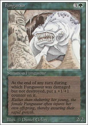 Magic the Gathering: Revised (Base Set) card 197 Fungusaur