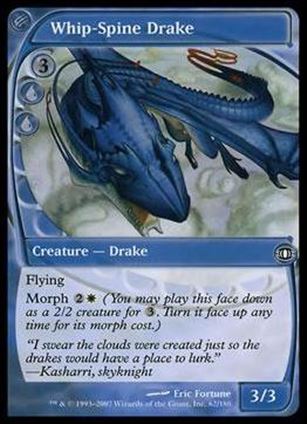 Magic the Gathering: Future Sight (Base Set) card 62 Whip-Spine Drake