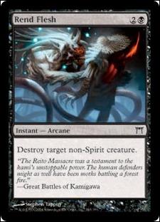 Magic the Gathering: Champions of Kamigawa (Base Set) card 140 Rend Flesh
