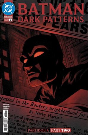Batman: Dark Patterns issue 8 Hayden Sherman Cover