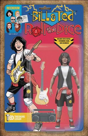 Bill & Ted Roll the Dice issue 1-C 1:5 Action Figure Cover