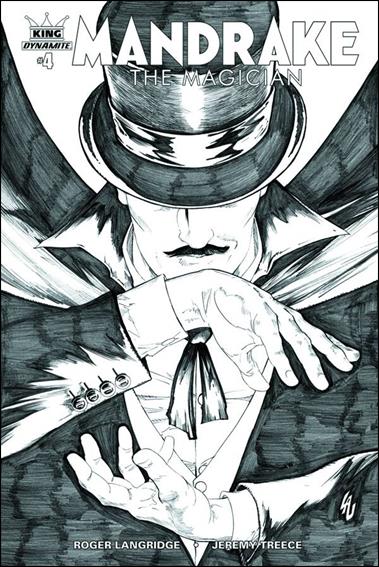 King: Mandrake the Magician issue 4-B Jonathan Lau 1:10 Black & White Cover