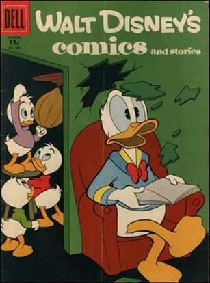 Walt Disney's Comics and Stories (1940) issue 198-B 15 Cent Price Cover