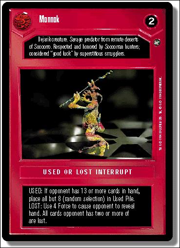 Star Wars: A New Hope Limited (Base Set) card 61 Monnok
